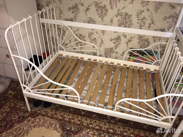 Детская кроватка икеа миннен