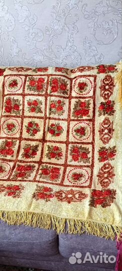 Плюшевая скатерть СССР