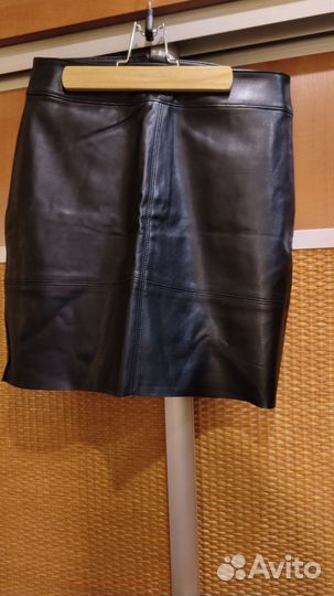 Кожаная юбка