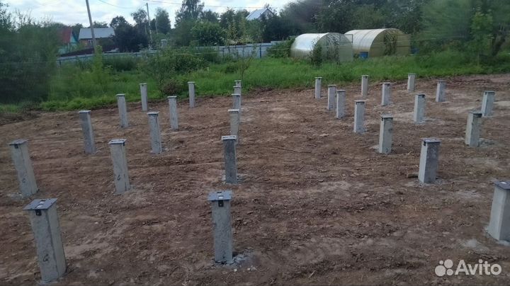 Жб, Бетонные, Железобетонные сваи / Фундамент