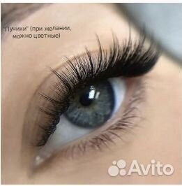 Наращивание ресниц модель