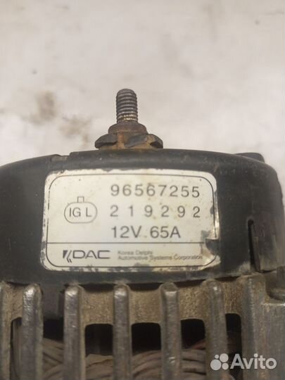 Генератор daewoo matiz