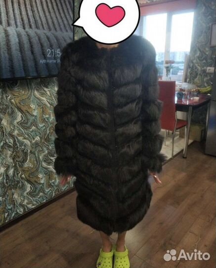 Шуба из песца