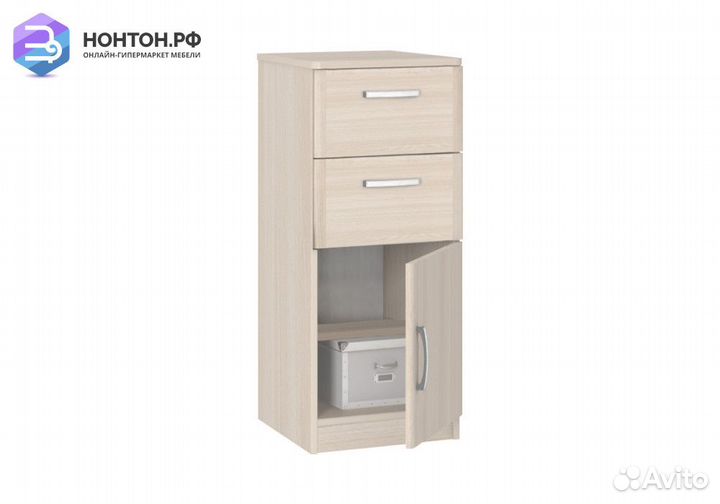 Тумба комбинированная Лотос 2.02 софт / шимо светл