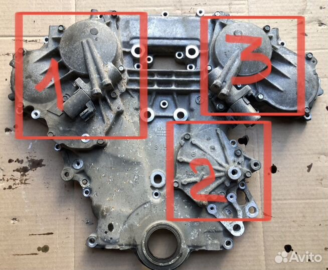 Крышка двигателя передняя Nissan Murano (Z51)