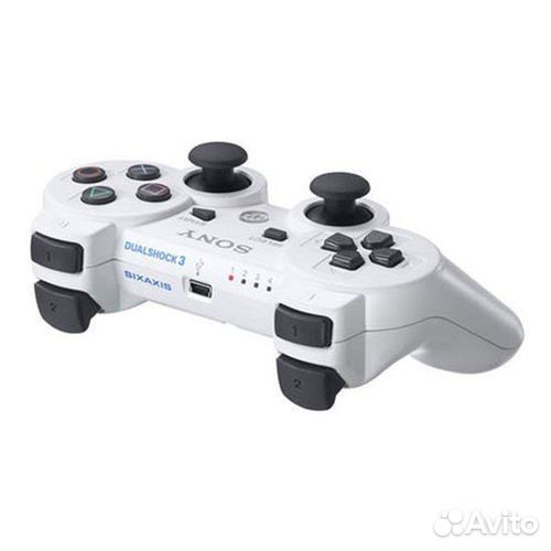 Белые беспроводные геймпады DualShock 3 для PS3