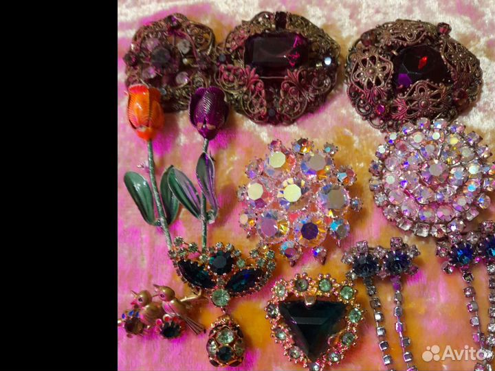 Винтажные броши