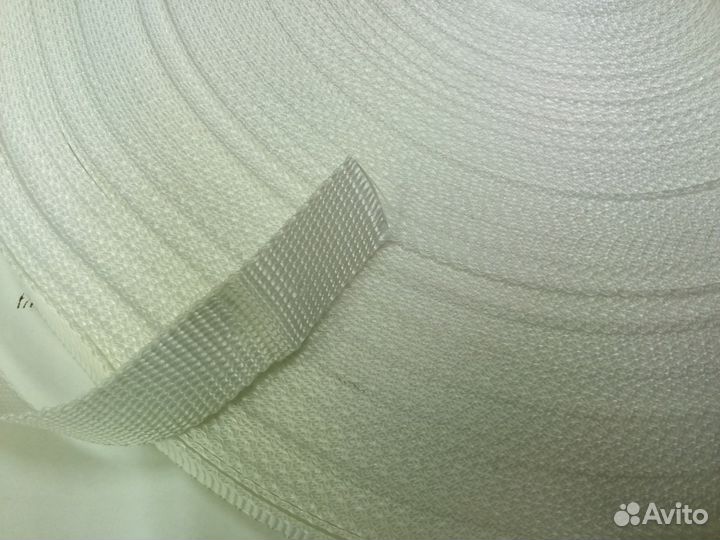 Стропа текстильная 22 мм, цвет белый