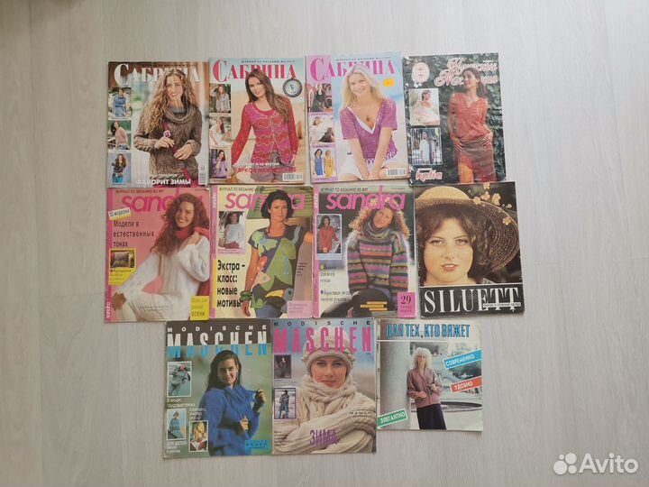 Журналы по рукоделию, вязанию 11 шт