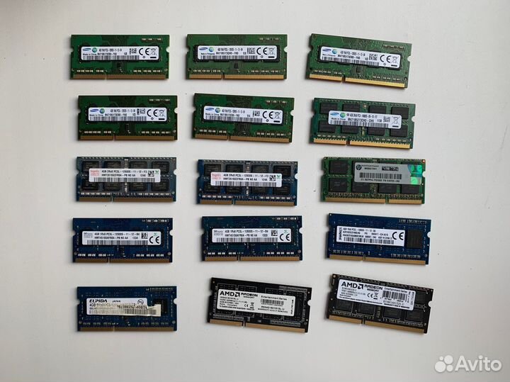 Оперативная память ddr3 и ddr3l 4гб есть парные