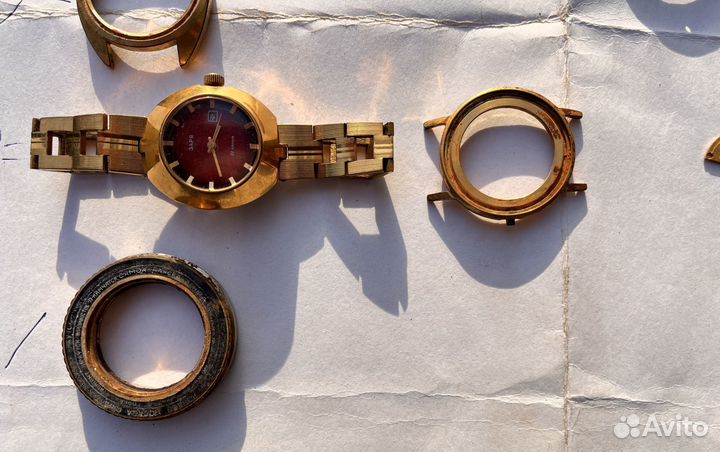 Позолоченные часы СССР