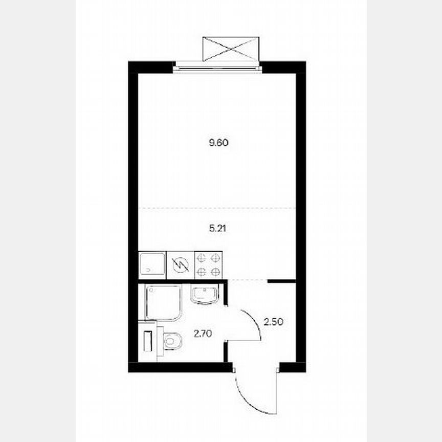 Квартира-студия, 20,1 м², 18/38 эт.
