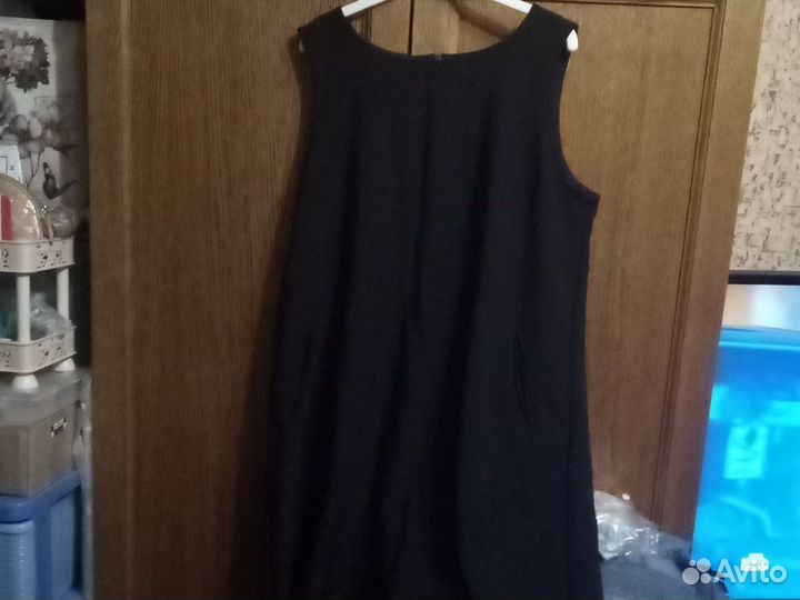 Сарафан тёмно-синий