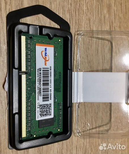 Оперативная память SO-dimm DDR3 4 Gb для ноутбука