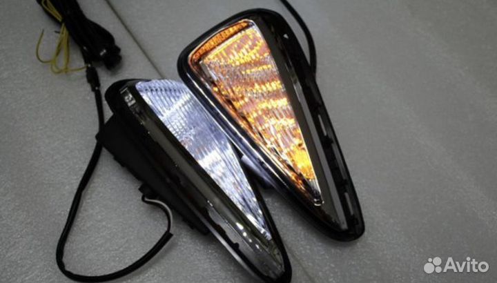 Camry 55 LED Фонари (дхо) в передний бампер N3VN3