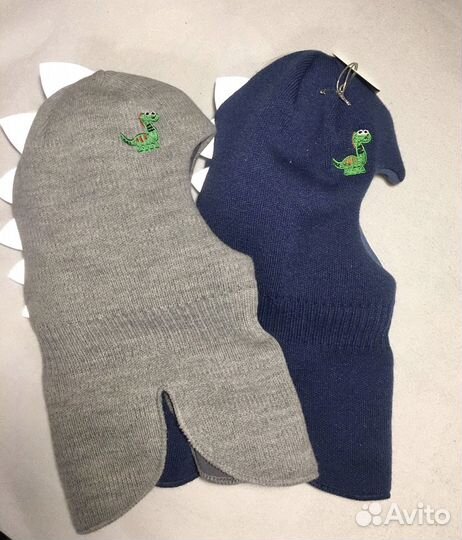 Шапка шлем зимний для мальчика новый
