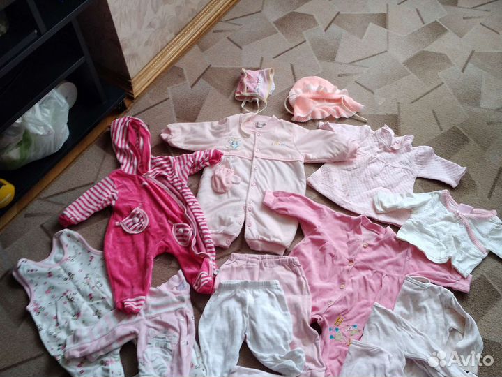 Пакет для девочки на весну-лето62-68см цена за все