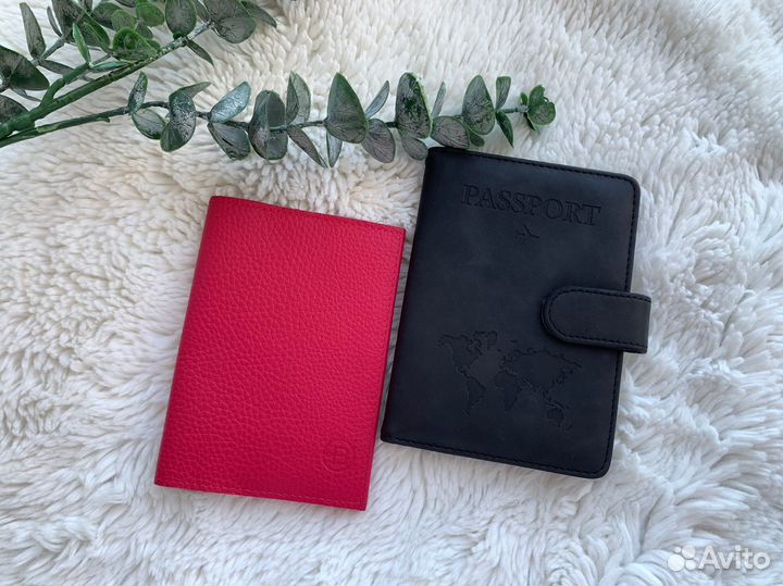 Обложка на паспорт кожаная