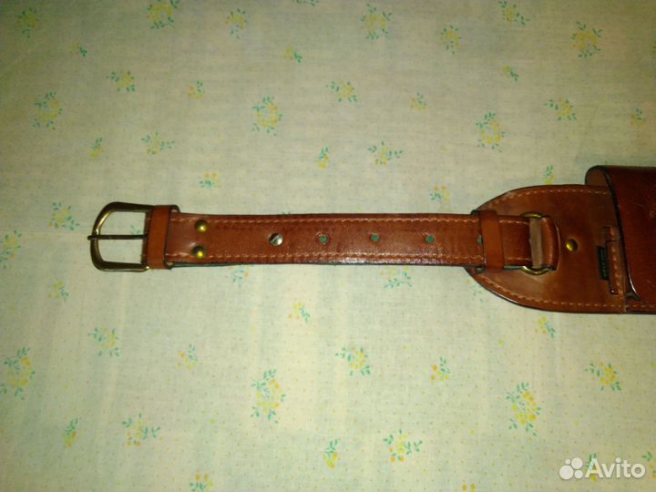 Патронташ кожаный