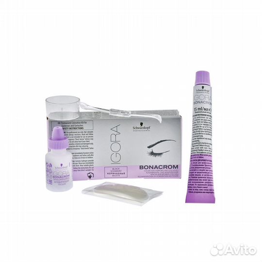 Краска для бровей Бонахром коричневый