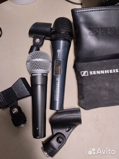Микрофоны shure SM 58.Sennheiser 845S
