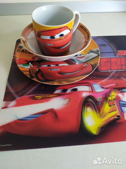 Набор детской посуды Тачки Маквин
