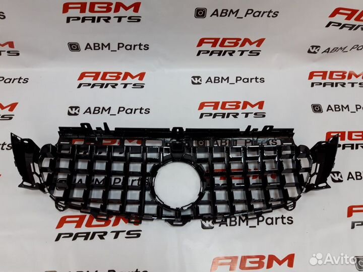 Решетка радиатора Mercedes w213 GT black grile