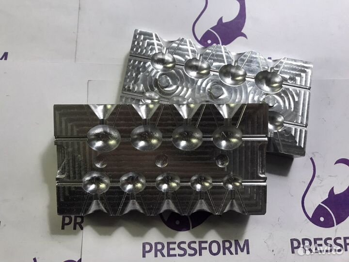 Форма чпу для литья грузил (Оливка №2)