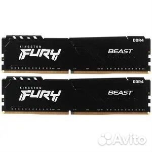 Оперативная память Kingston fury Beast Black 32 гб