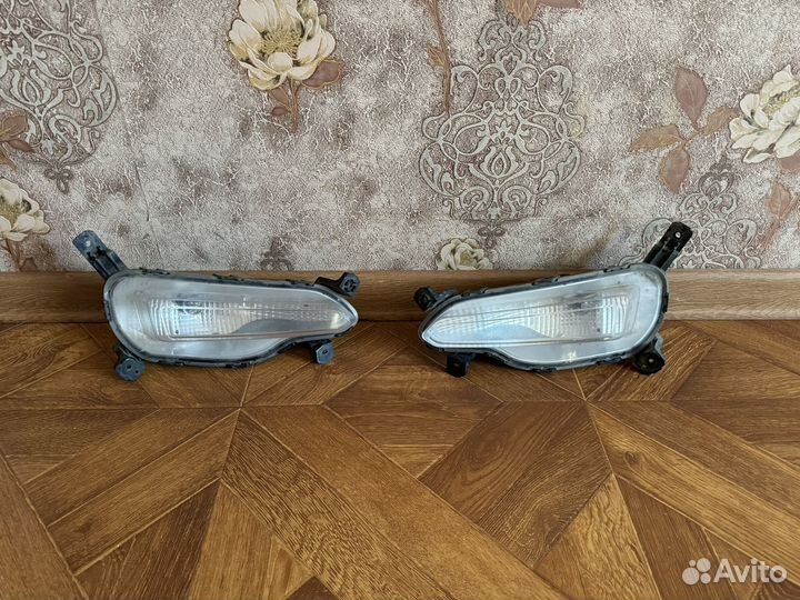 Противотуманки на hyundai solaris2 оригинал