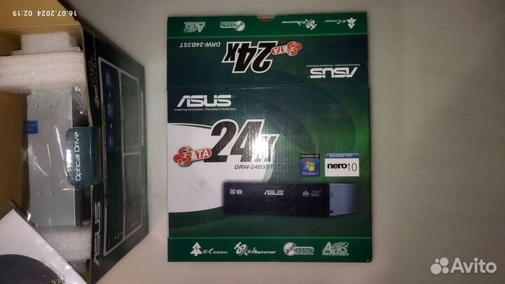 Новый привод asus DRW-24B3ST