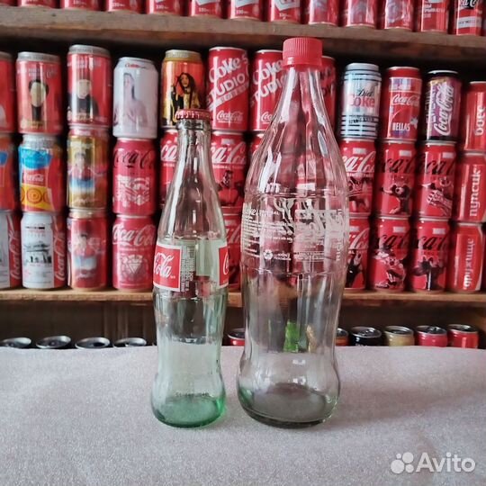 Бутылки Coca-Cola Мексика 355 мл и Италия 500 мл