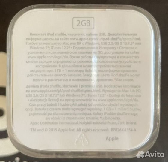 Плеер iPod shuffle nano