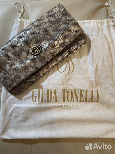 Клатч Gilda Tonelli золотой