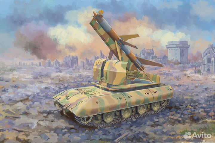 Т09586 1/35 E-100 Flakpanzer w/Flakrakete Rheinto