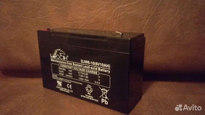 Аккумулятор 6v 10AH
