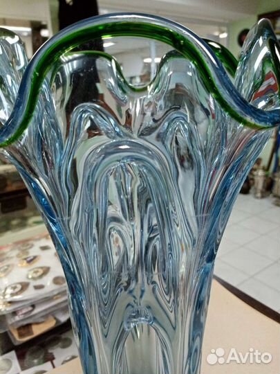Ваза цветное стекло
