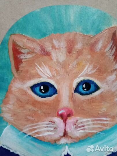 Матрёшка кошка, подарок ручной работы