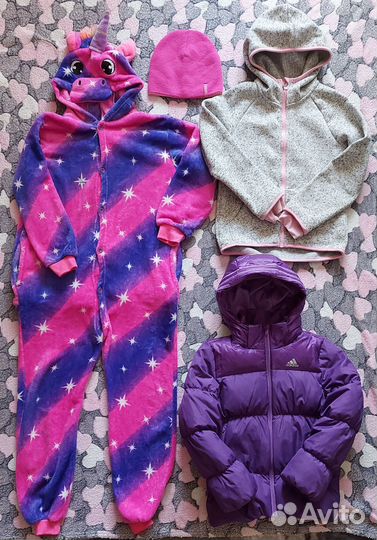 2 пакета вещей для девочки 134 рост