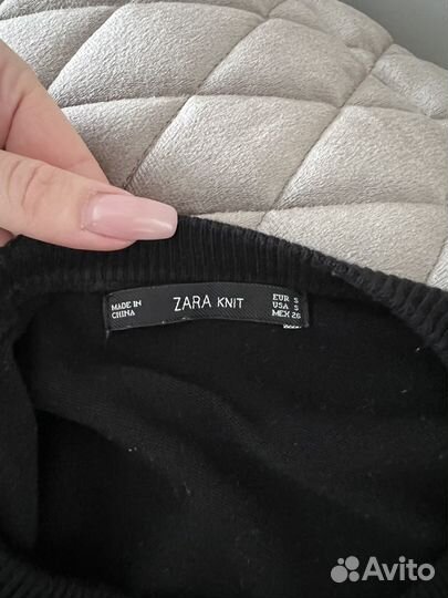 Платье Zara S черное