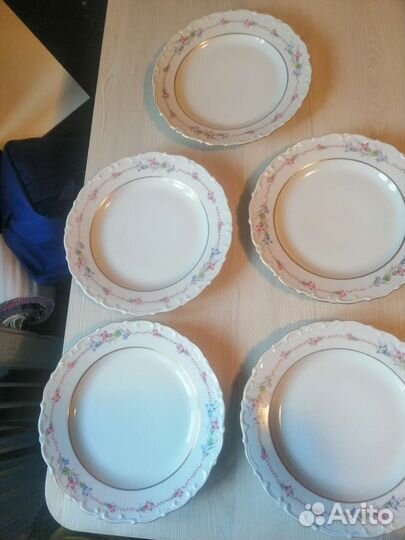 Тарелка старая kahla 5 штук