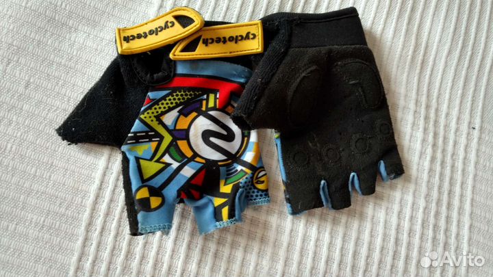 Детские перчатки для велосипеда cyclotech 4 года