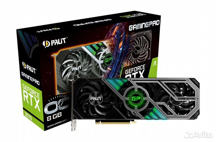 Видеокарта Palit Gaming PRO OC 3070 гарантия днс
