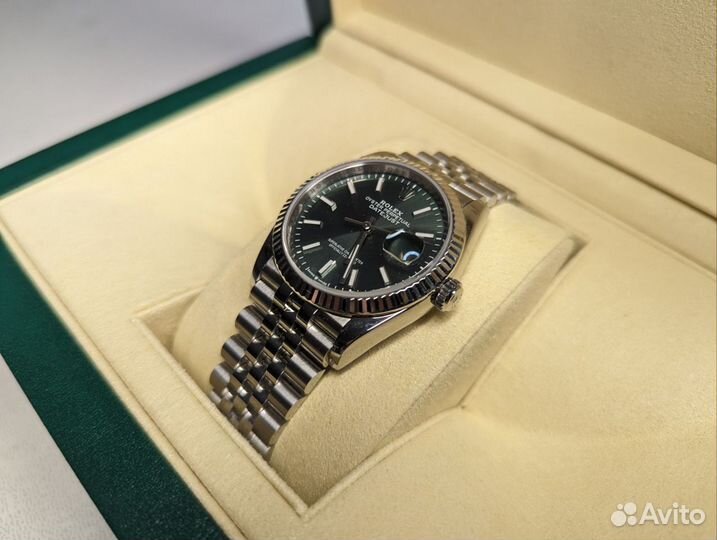 Часы rolex datejust 36 mm mint green dial vsf