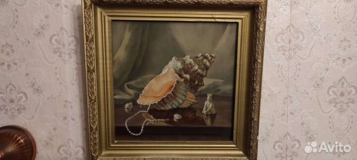 Картина маслом на холсте пейзаж, натюрморт
