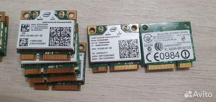 Wi-Fi + Bluetooth,3G модули для ноутбуков