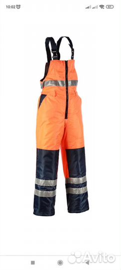 Полукомбинезон рабочий утепленный