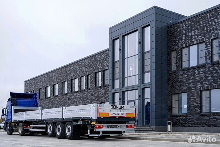 Полуприцеп бортовой Bonum 914296-06, 2024