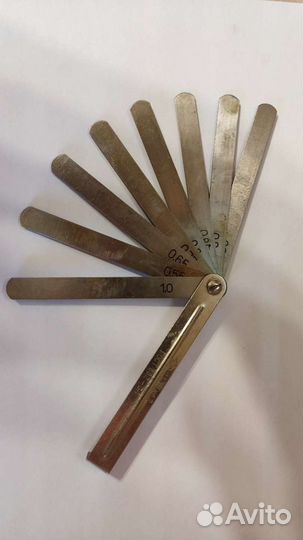 Шаблоны радиусные, Набор щупов, Шаблон резьбавой