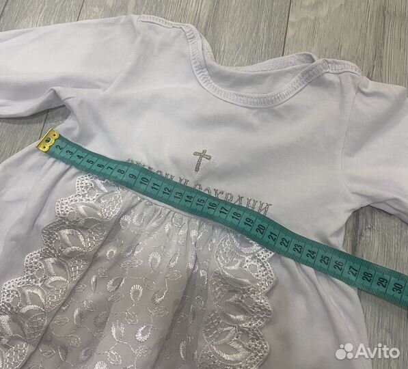 Комплект детской одежды для крещения LEO р.74-80